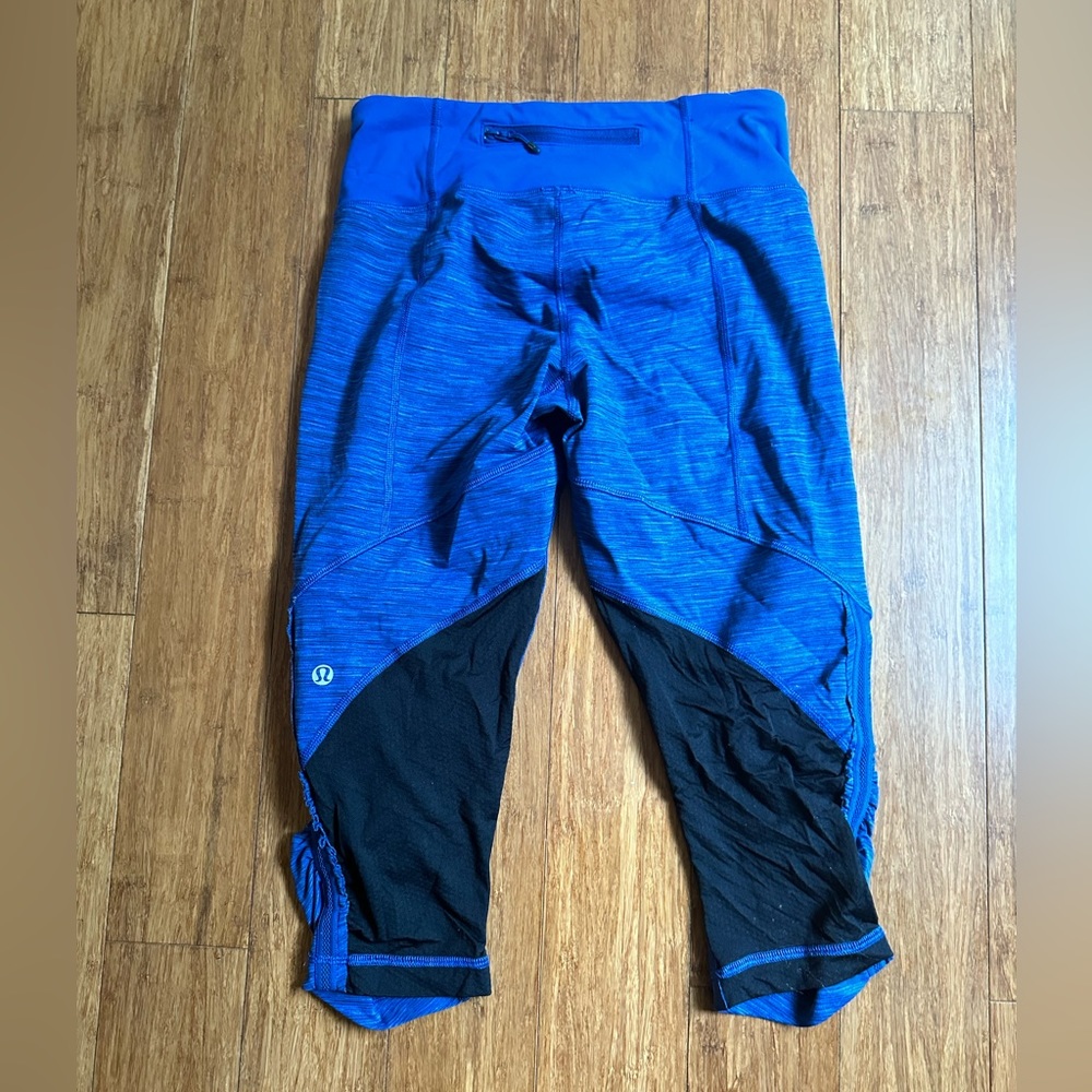 Lululemon Capri Leggings Blue Size 6 - Picture 4 of 5